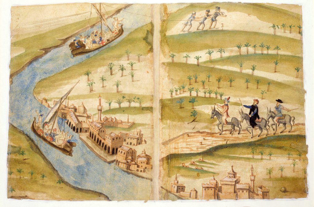 Detail of Ambassadorial visit to Egypt by Unknown