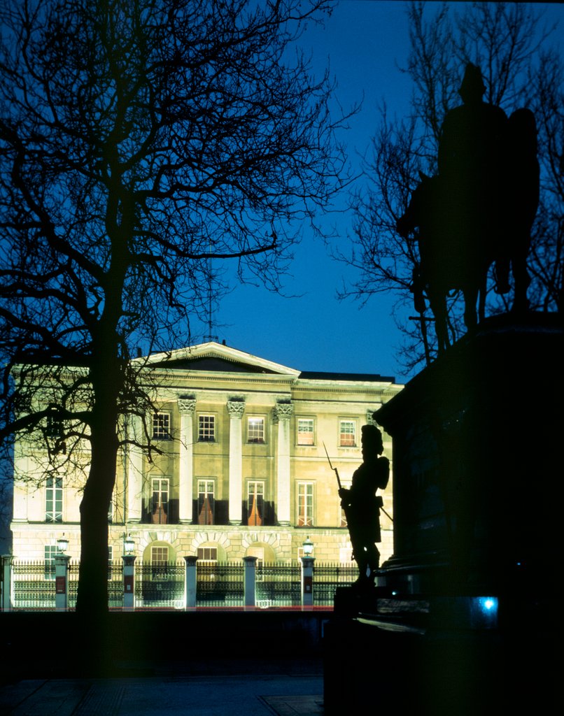 Detail of Front of Apsley House at dusk. London, UK, March 1995 by Anonymous