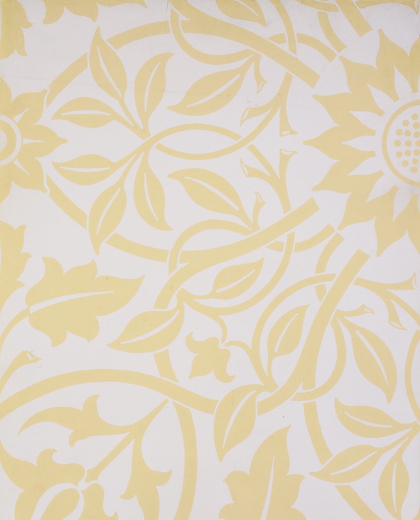 Detail of St James wallpaper by William Morris