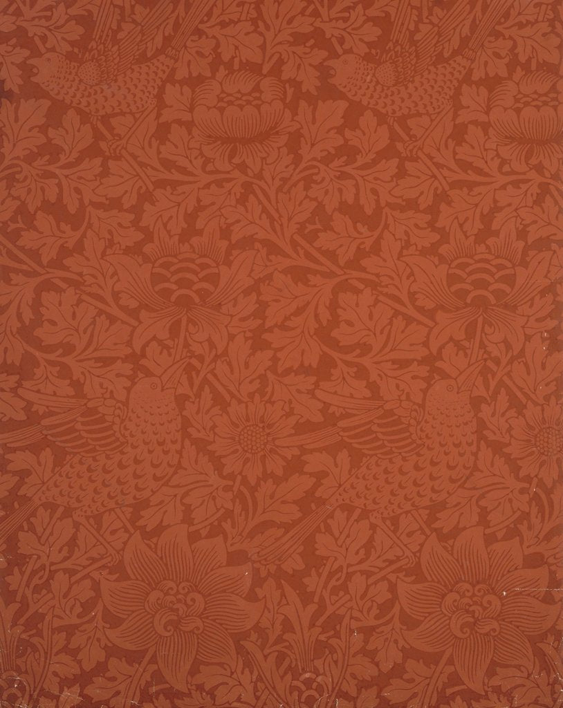 Detail of Bird and Anemone wallpaper by William Morris