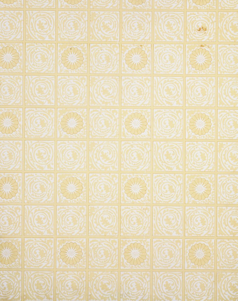 Detail of Diaper Block wallpaper by William Morris
