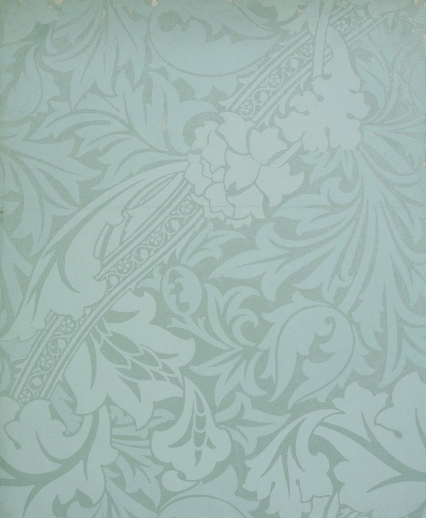 Detail of Bruges wallpaper by William Morris