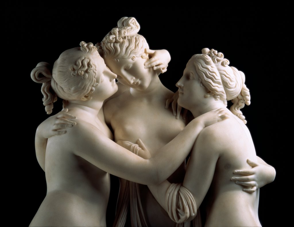 Detail of The Three Graces by Antonio Canova