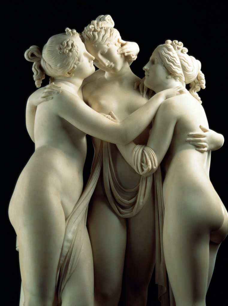 Detail of The Three Graces by Antonio Canova