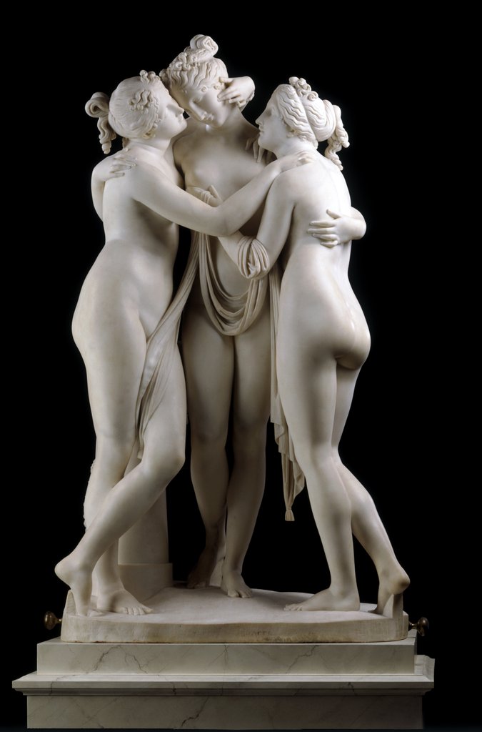 Detail of The Three Graces by Antonio Canova