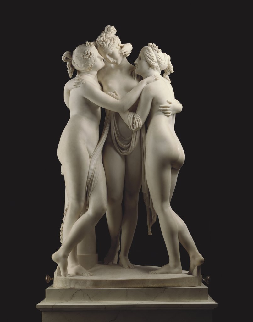 Detail of The Three Graces by Antonio Canova