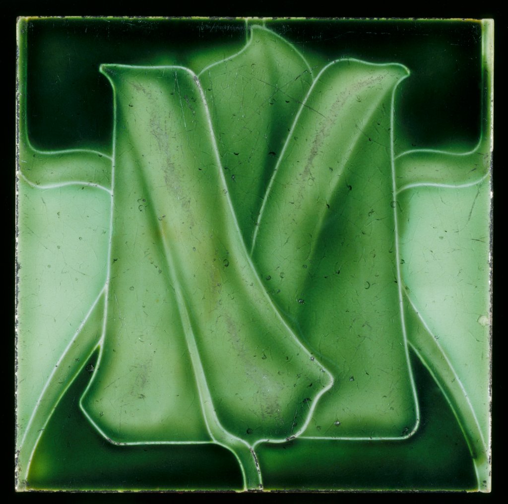 Detail of Tile by Charles Francis Annesley Voysey
