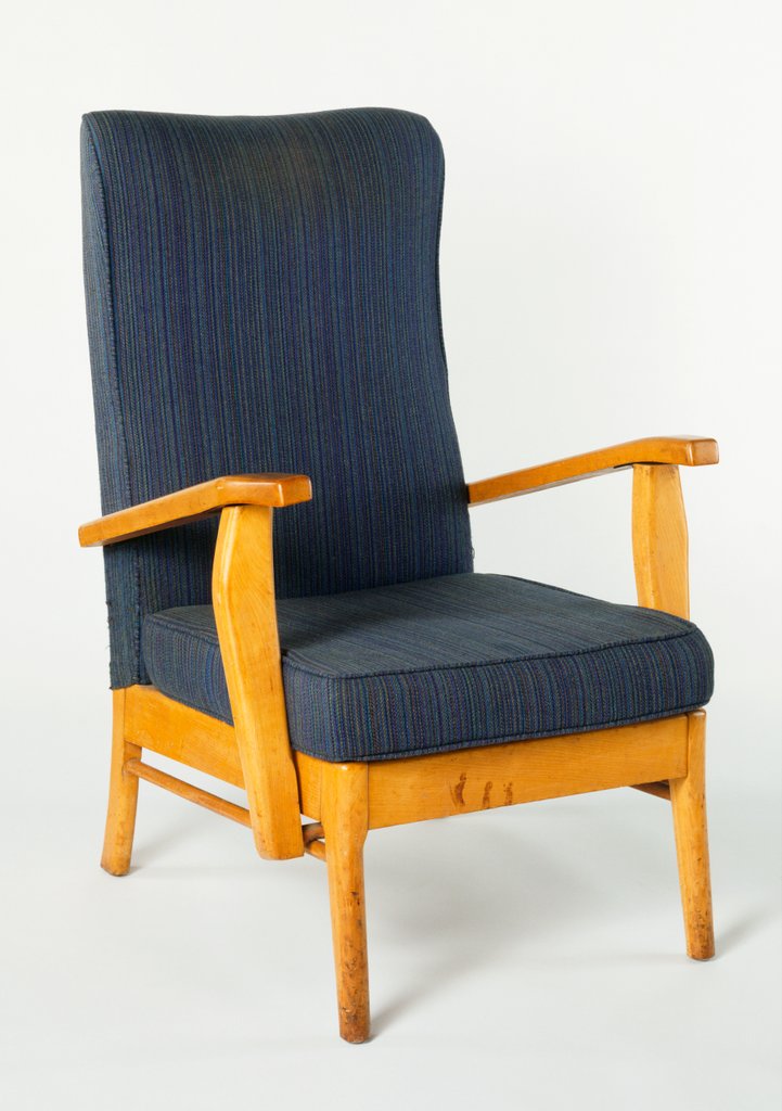 Detail of Lounge Chair. Origins unknown, mid-20th century by Unknown