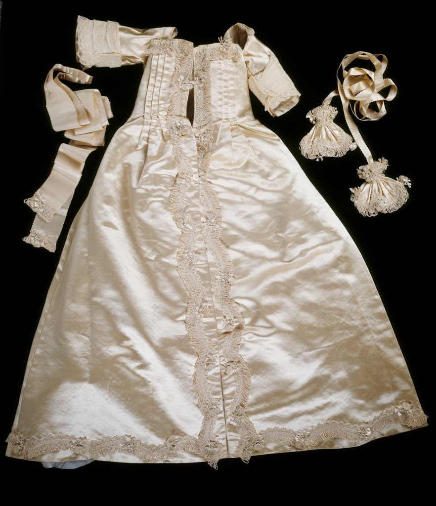 Detail of Christening robe. England, mid 18th century by Unknown