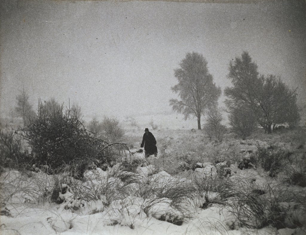 Detail of Snow Scene by Paul Martin