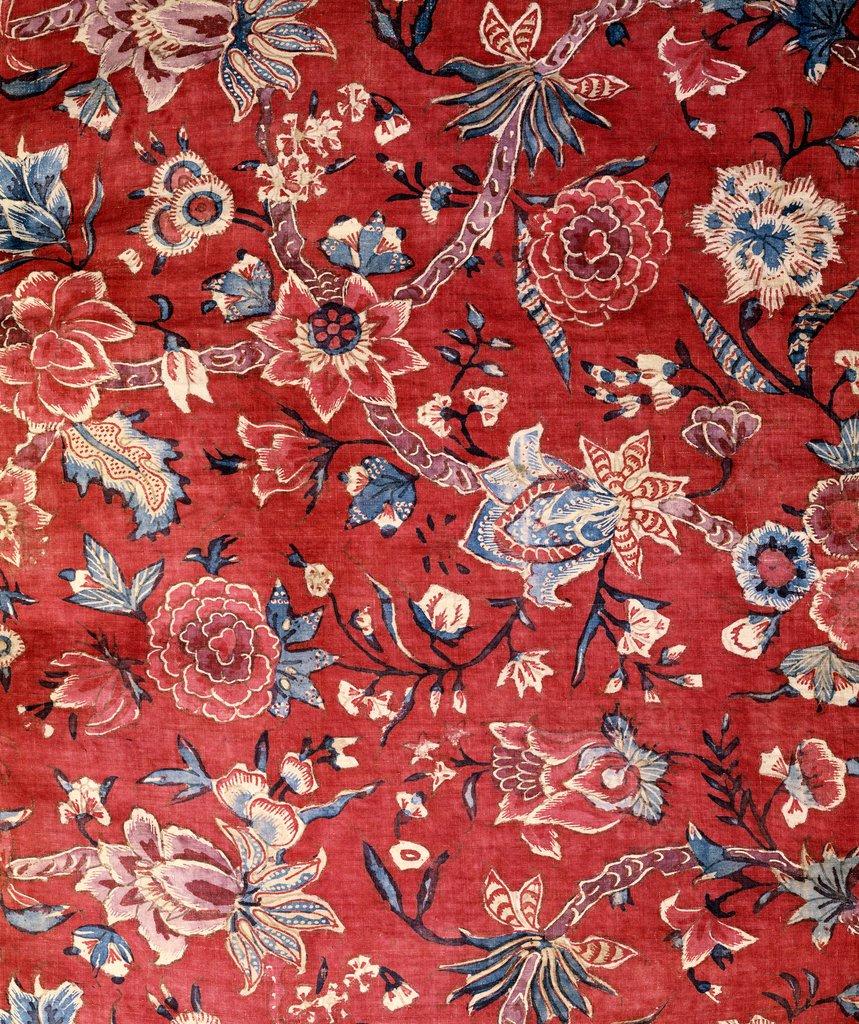 Detail of Man's nightgown, detail. England, 18th century by Anonymous