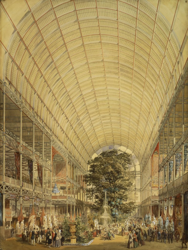 Detail of The Great Exhibition Transept by Owen Jones