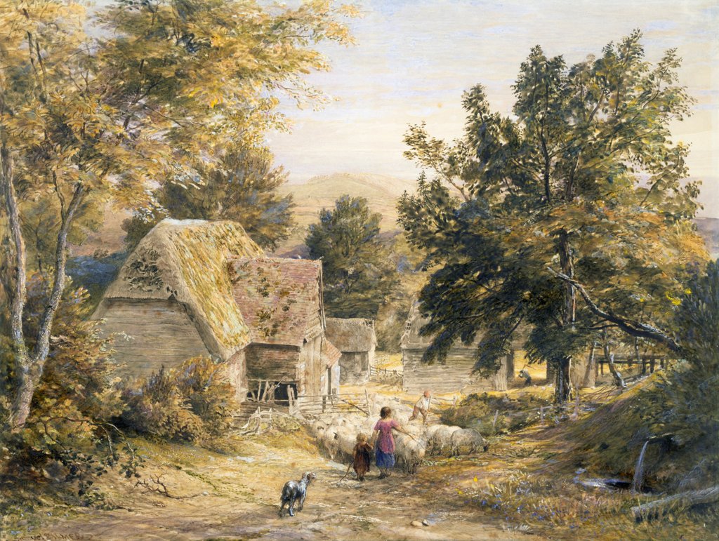 Detail of Farmyard Nr by Samuel Palmer
