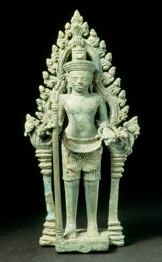 Detail of Standing Siva. Cambodia, 10th century by Unknown
