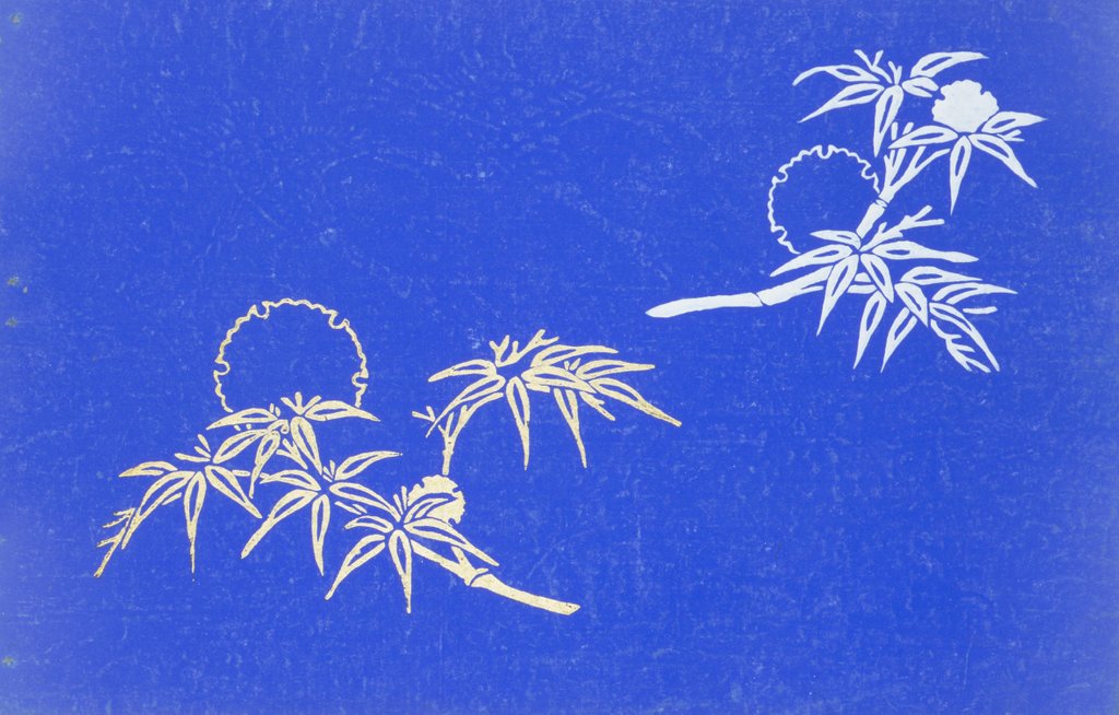 Detail of Japanese sliding door paper by Unknown