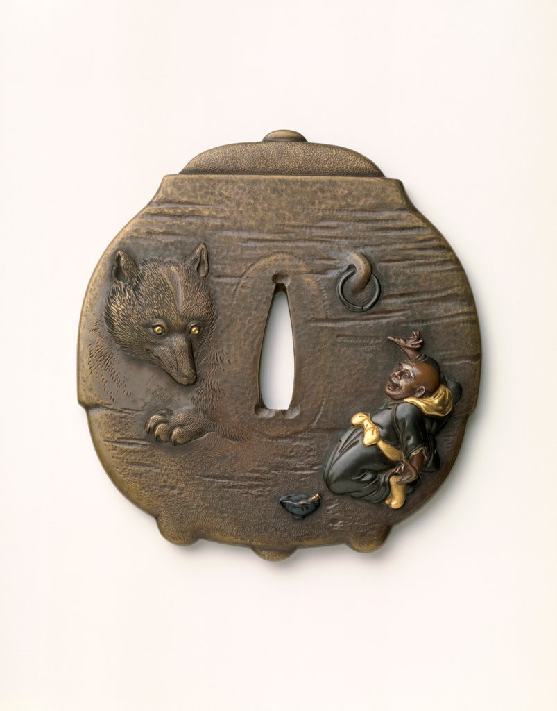 Detail of Tsuba by Ichijosai