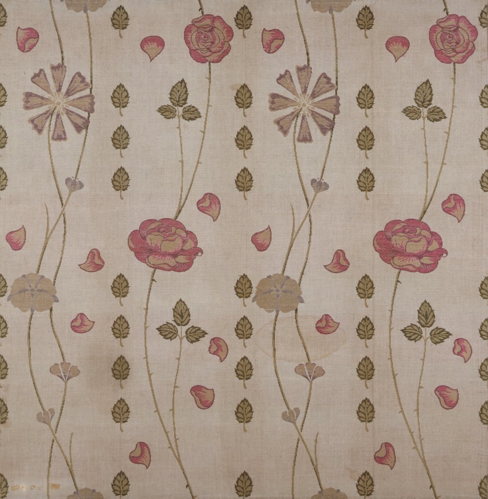 Detail of Furnishing fabric by George Walton