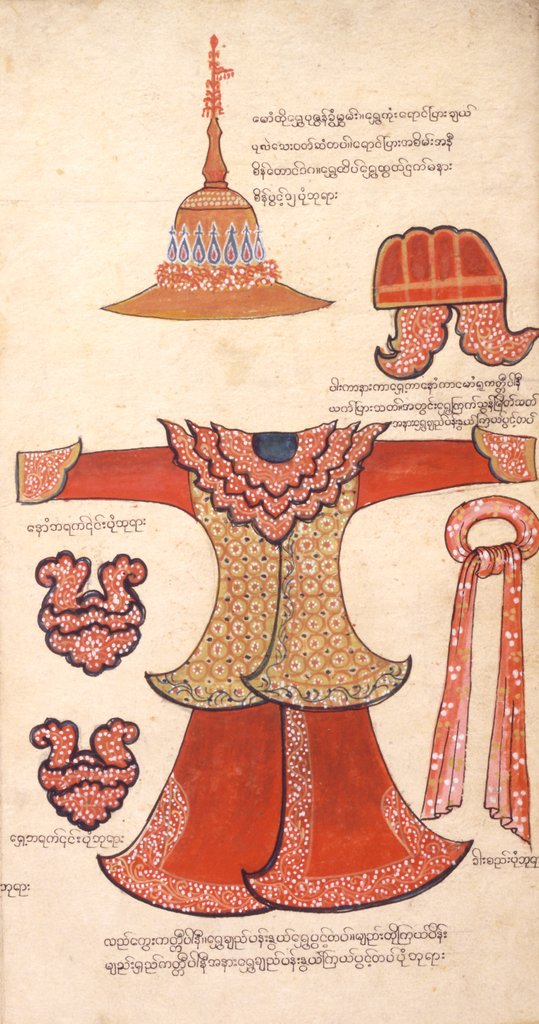 Detail of Minister`s costume by Unknown