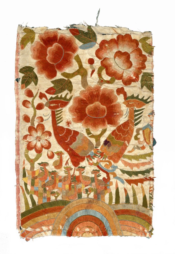 Detail of Bridal panel, detail. Korea, 19th Century by Unknown