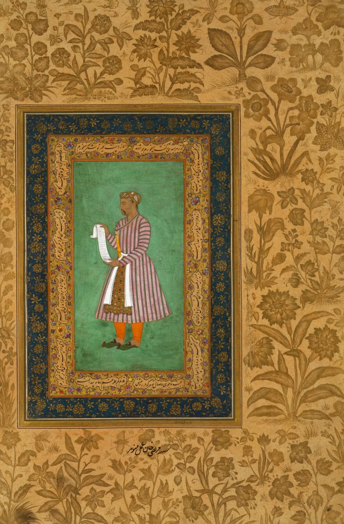 Detail of Murtaza Khan by Manohar