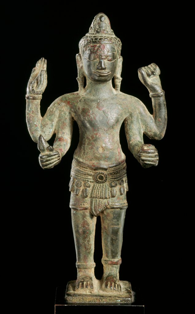 Detail of Standing Bodhisattva. Khmer, Cambodia, 12th-13th century by Unknown