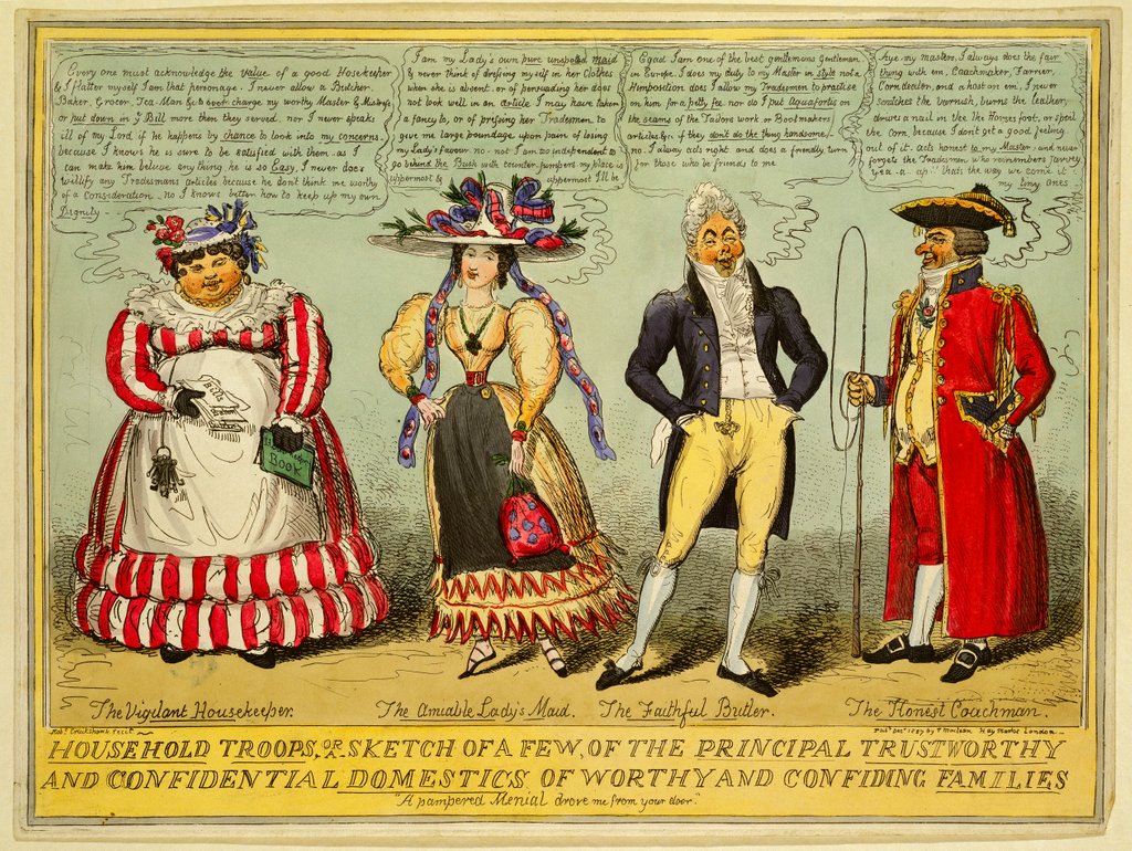 Detail of Household troops by Isaac Robert Cruikshank