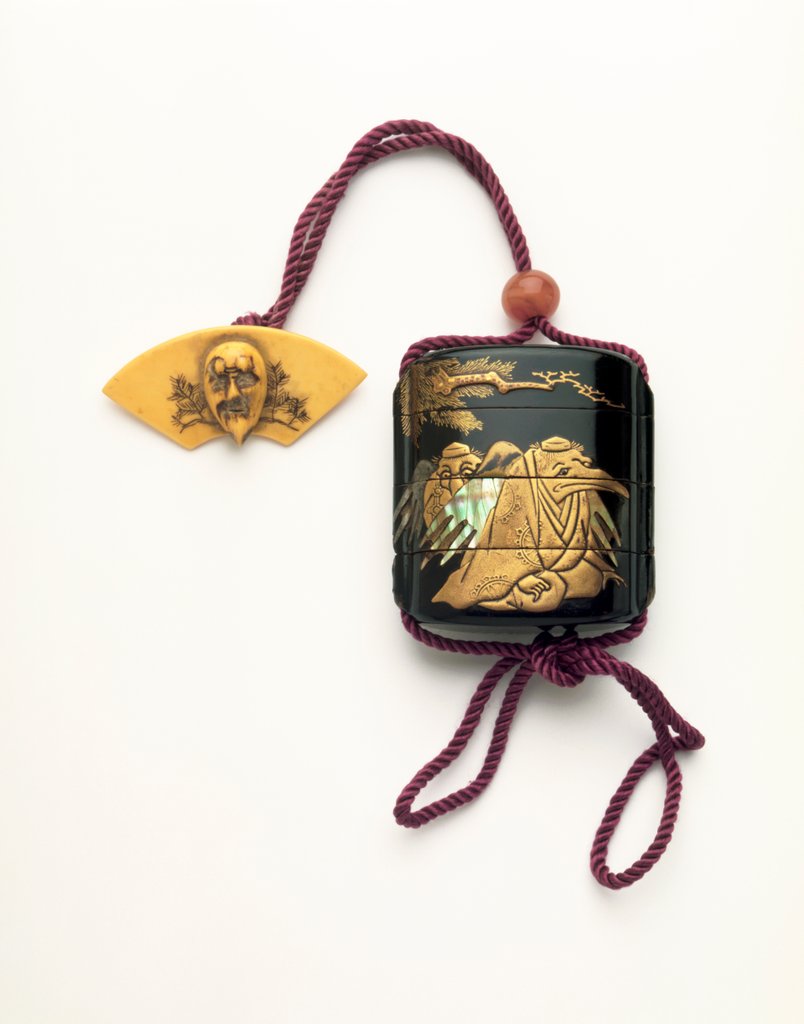 Detail of Inro by Tsuchida Soetsu