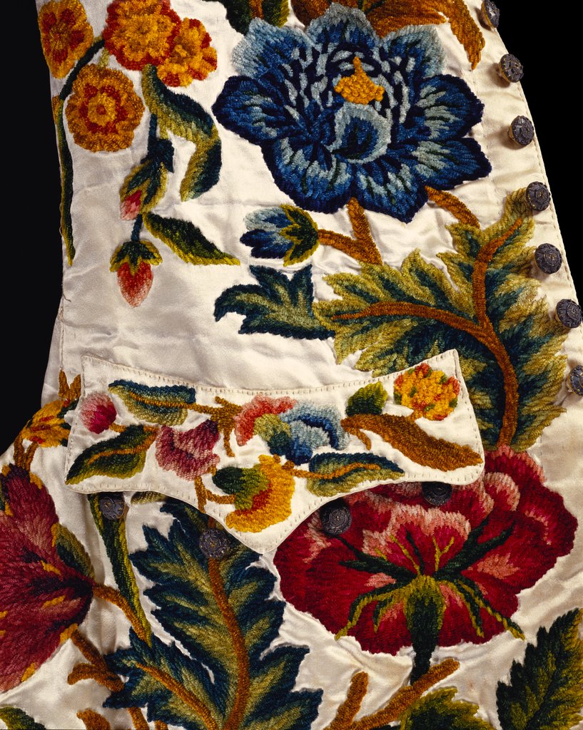 Detail of Waistcoat, detail. England, 1740 by Unknown