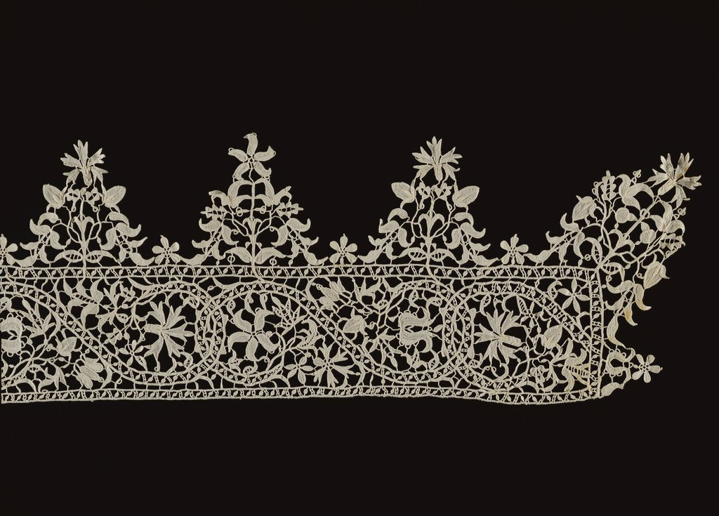 Detail of Lace. Italy, 16th-17th century by Unknown