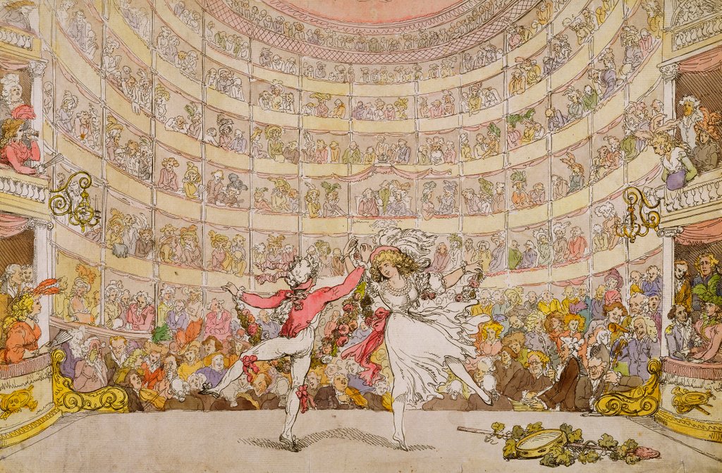 Detail of The Prospect Before Us by Thomas Rowlandson
