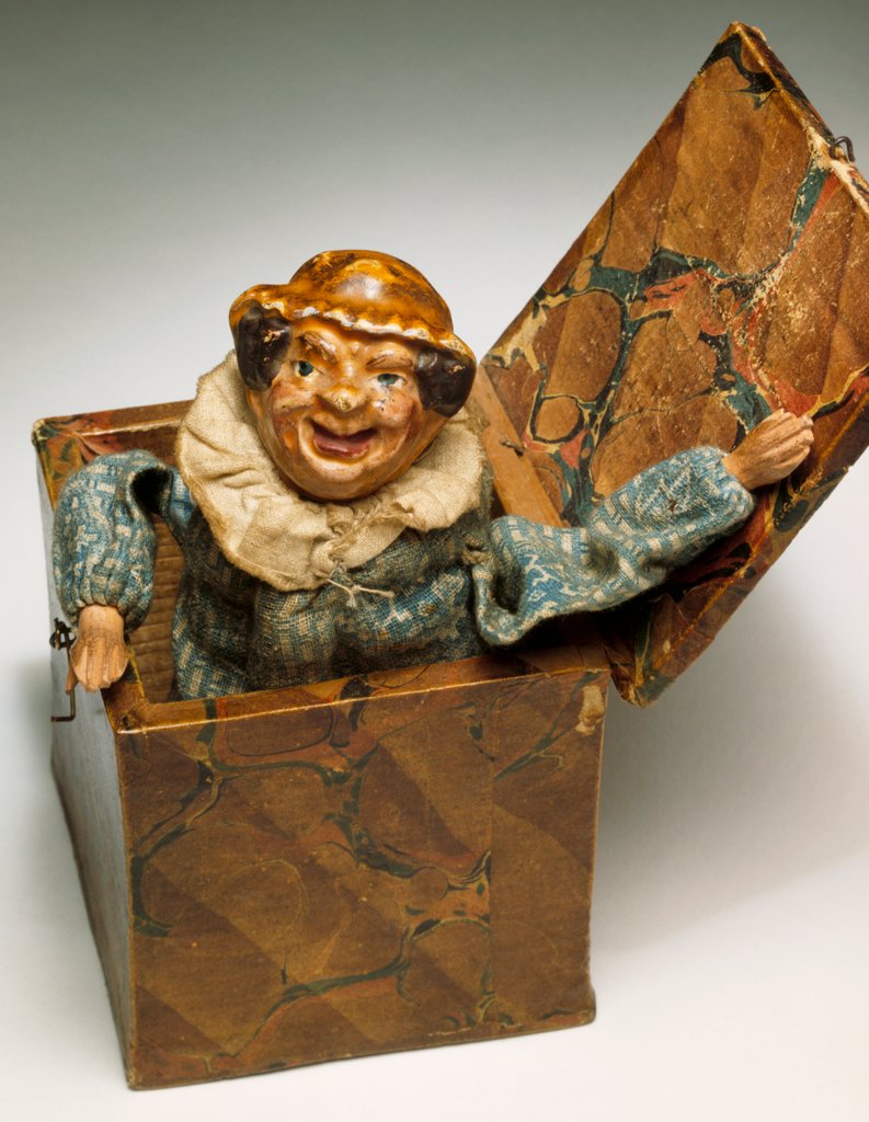 Detail of Jack-In-The-Box.  Germany, 1820-50 by Unknown