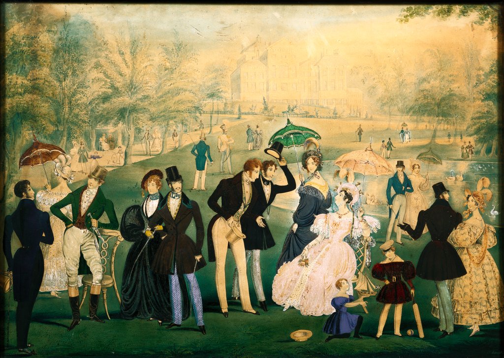 Detail of Fashions of The Time by B. Read