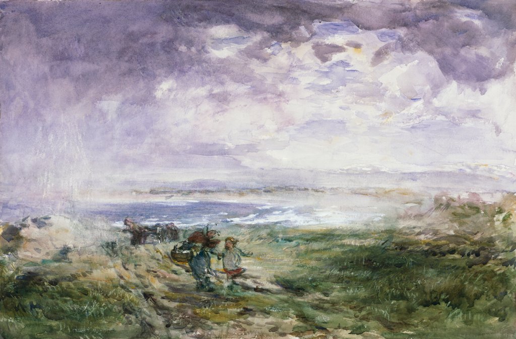 Detail of On The Scottish Shore by William McTaggart