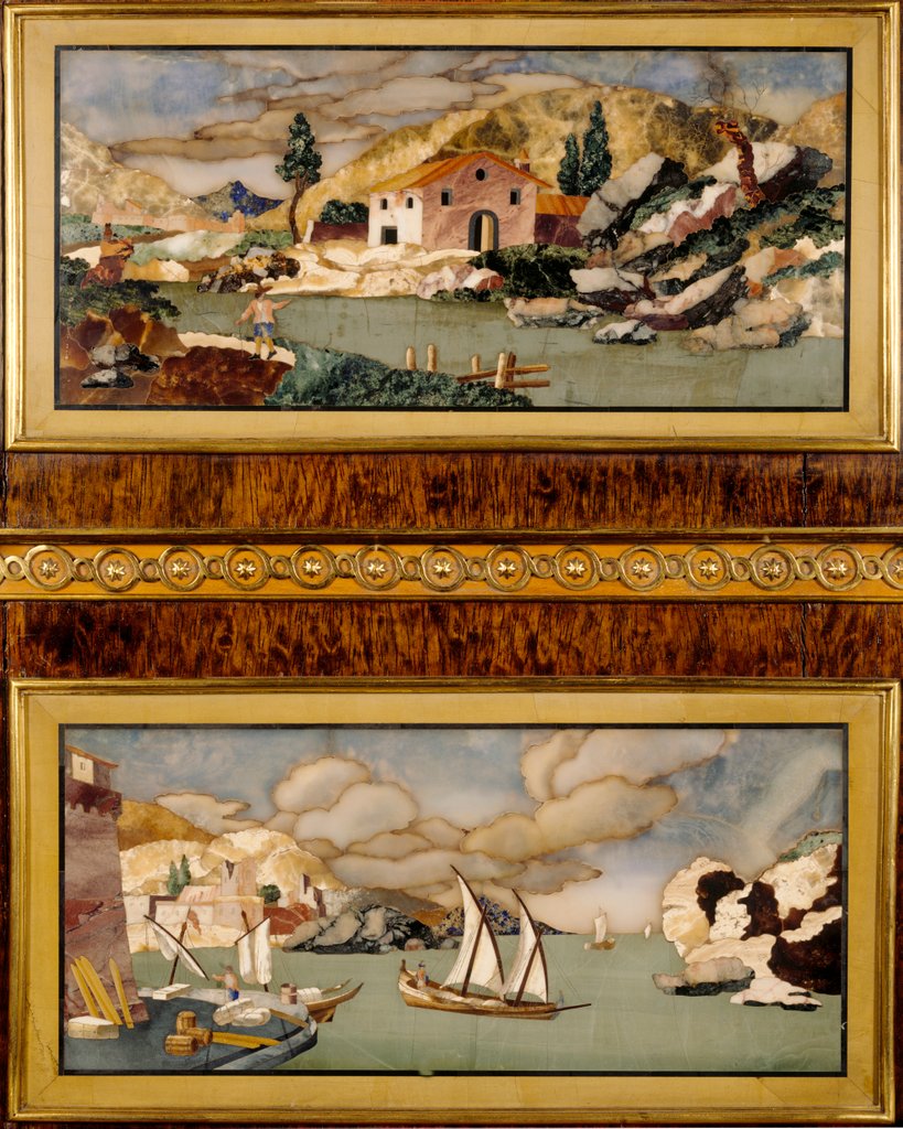 Detail of The Kimbolton Cabinet by Robert Adam