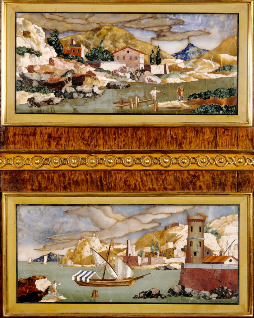 Detail of The Kimbolton Cabinet by Robert Adam