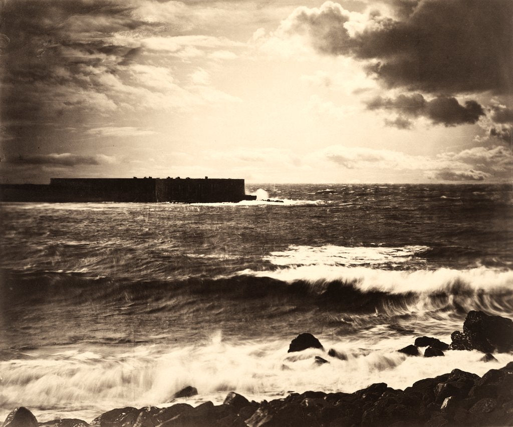 Detail of The Great Wave, Sette by Gustave Le Gray