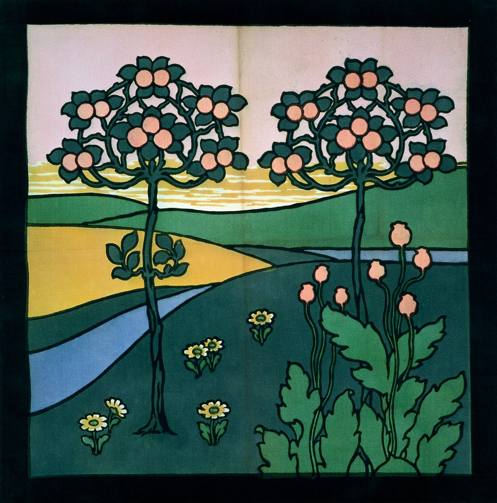 Detail of Panel for a Cushion by The Silver Studio