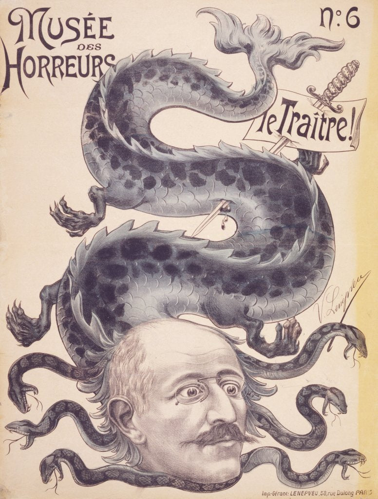 Detail of Le traitre! by V. Le Nepveu