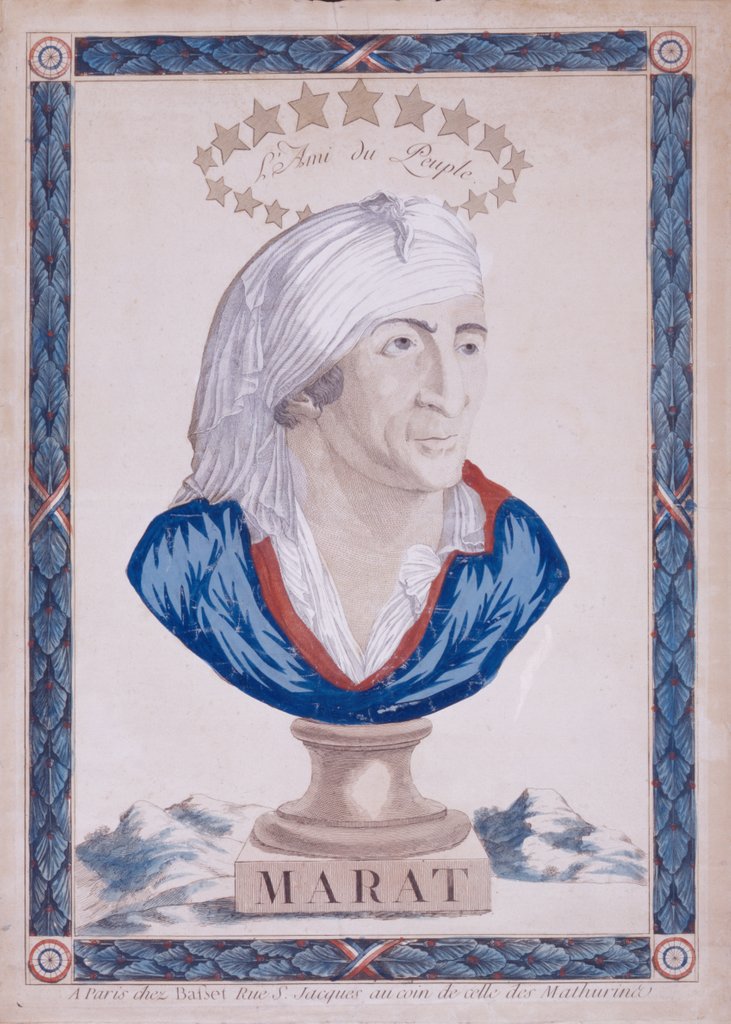 Detail of Marat. L'Ami du peuple by Paul-Andre Basset