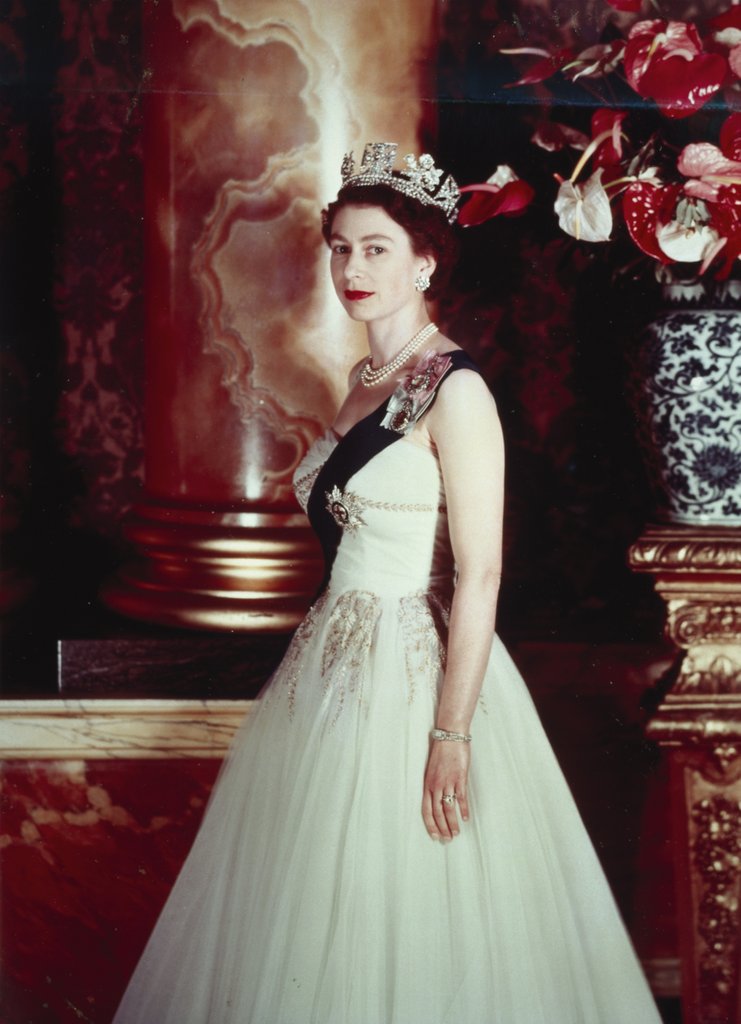 Detail of Queen Elizabeth II by Cecil Beaton