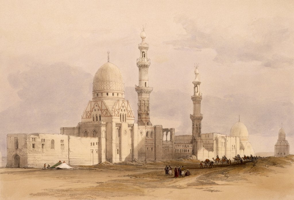 Detail of The Mosque of Ahed Bey in The Desert of Suez by Anonymous
