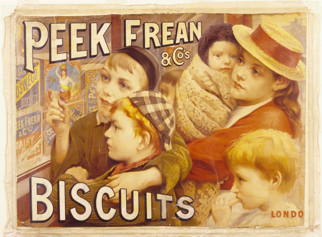 Detail of Peak Frean and Co's buiscuits London by Thomas Benjamin Kennington