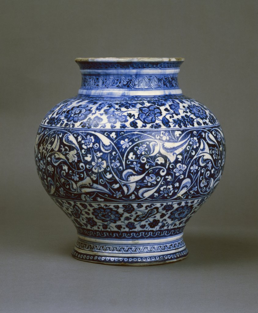 Detail of Earthenware jar. Turkey, 16th century by Unknown