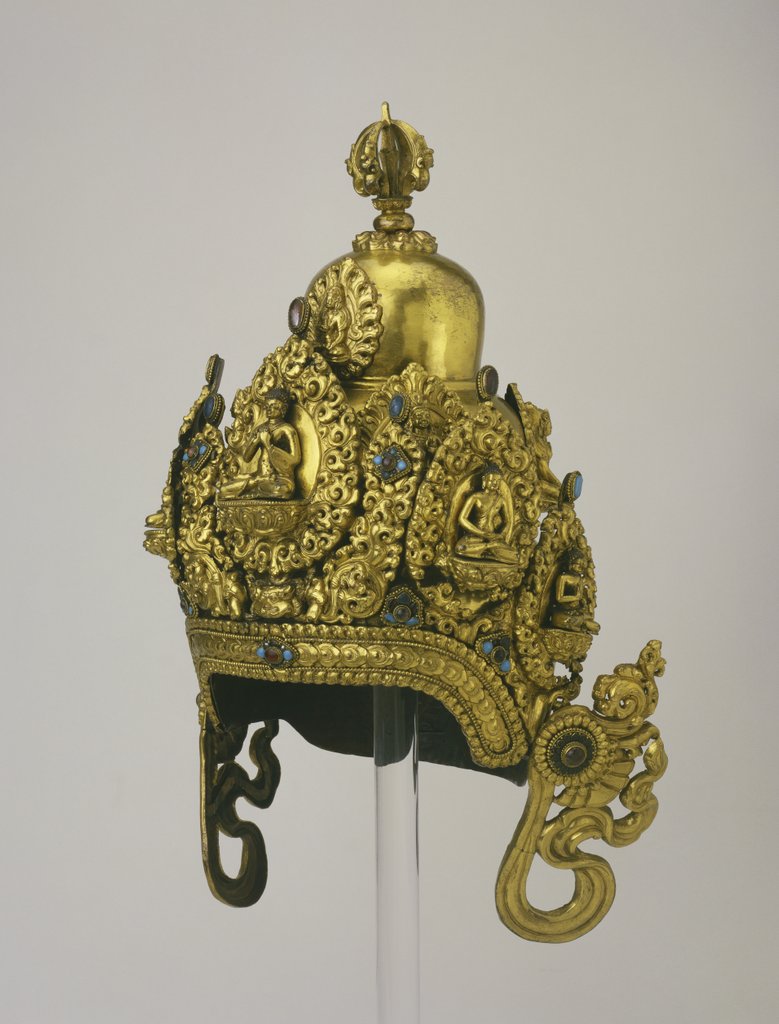 Detail of Nepalese crown. Nepal, 1677. by Unknown