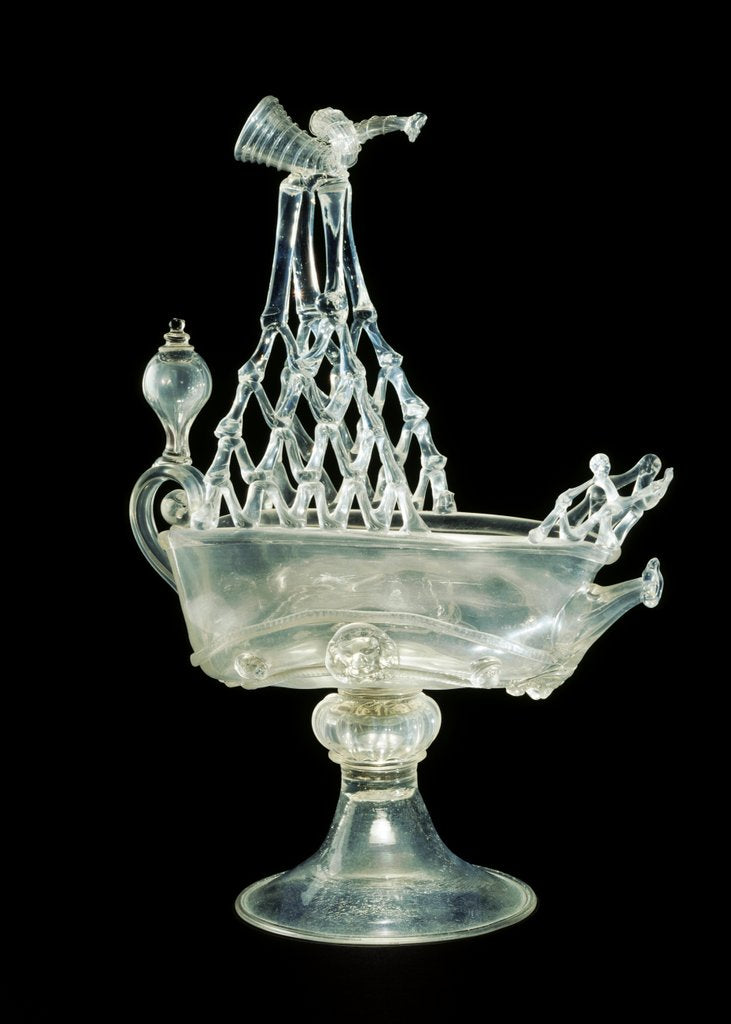 Detail of Ship-shaped ewer by Unknown
