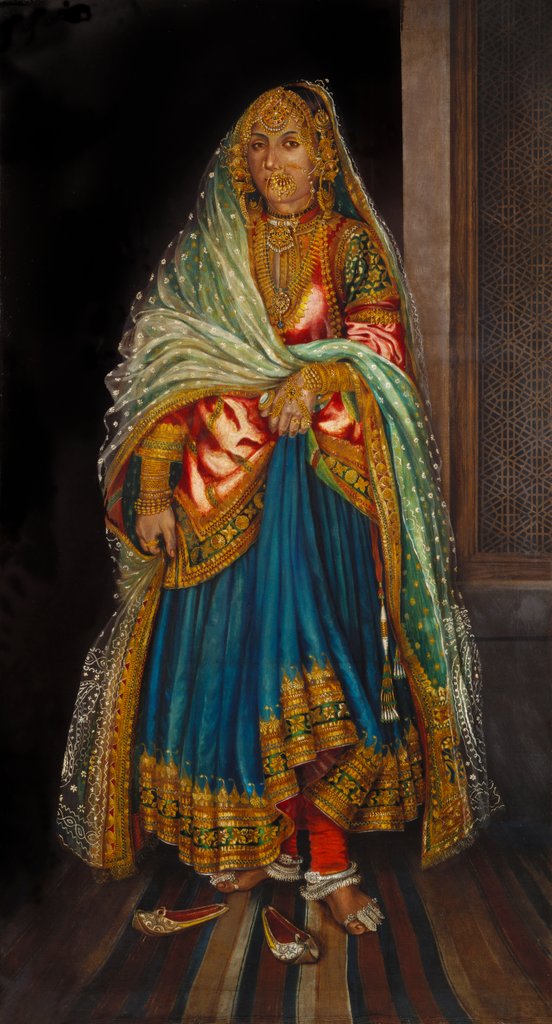 Detail of Native lady of Umritsur by Horace van Ruith