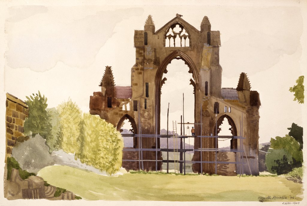 Detail of Guisborough Priory by Kenneth Rowntree
