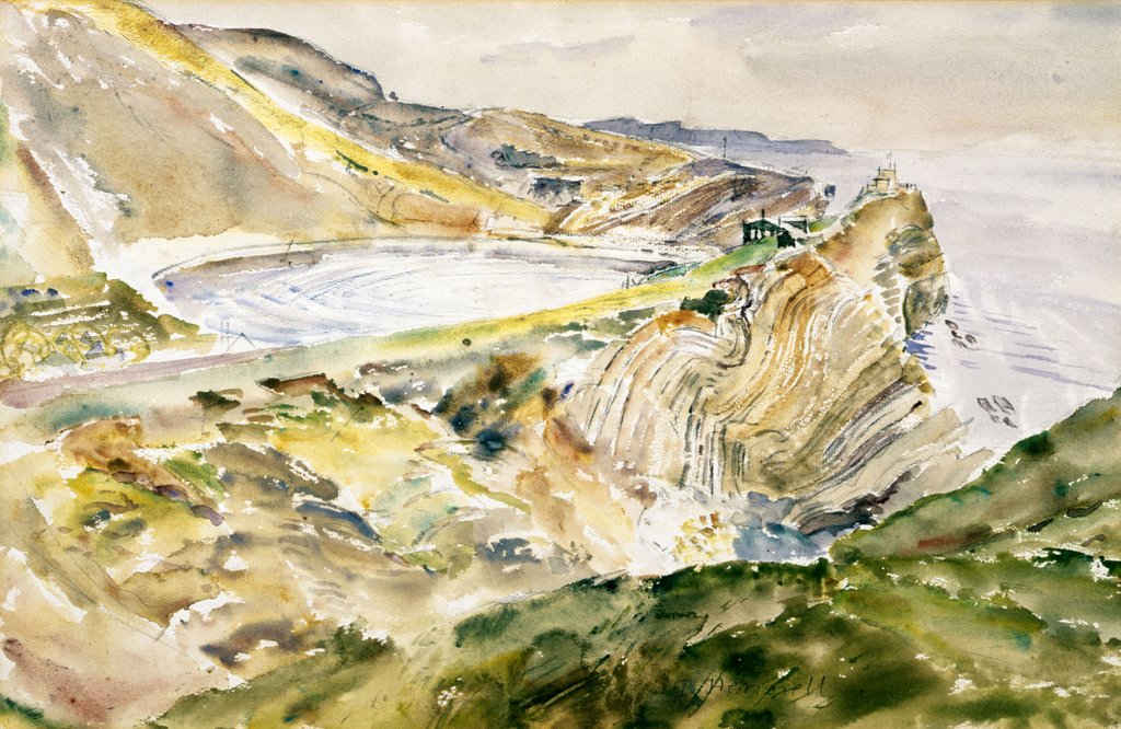 Detail of Stair Hole, Lulworth Cove by Thomas Hennell