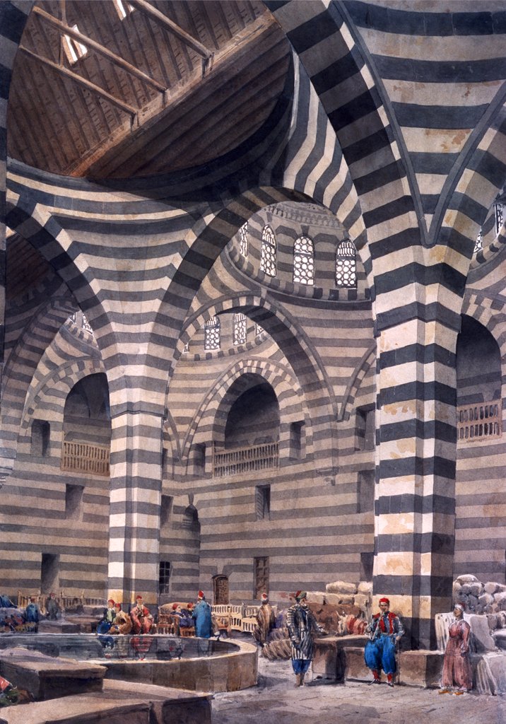 Detail of The Great Khan in Damascus, Syria by Richard Phene Spiers