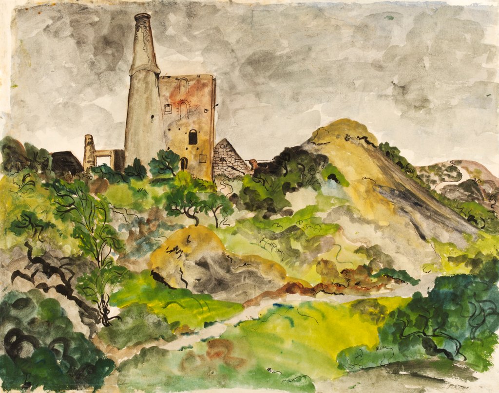 Detail of Disused Tin Mine, St.Agnes by Olive Cook